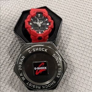 G-Shock Vibrant Red and Black Watch